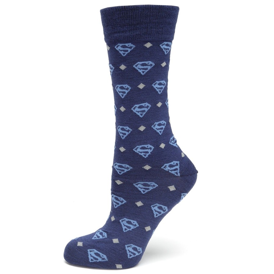 DC Comics Superman Diamond Navy Socks | Socks