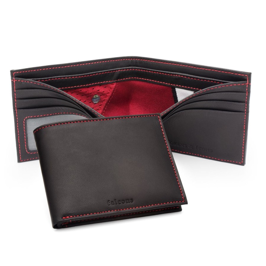 Tokens & Icons Atlanta Falcons Game Used Uniform Wallet | Leather Goods