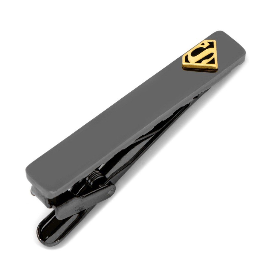 DC Comics Black And Gold Superman Tie Clip | Movies & Characters Tie Bars