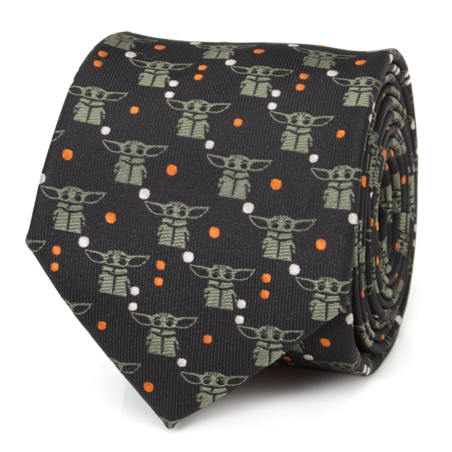 Star Wars Star Wars The Child Black Men'S Tie | Star Wars Ties