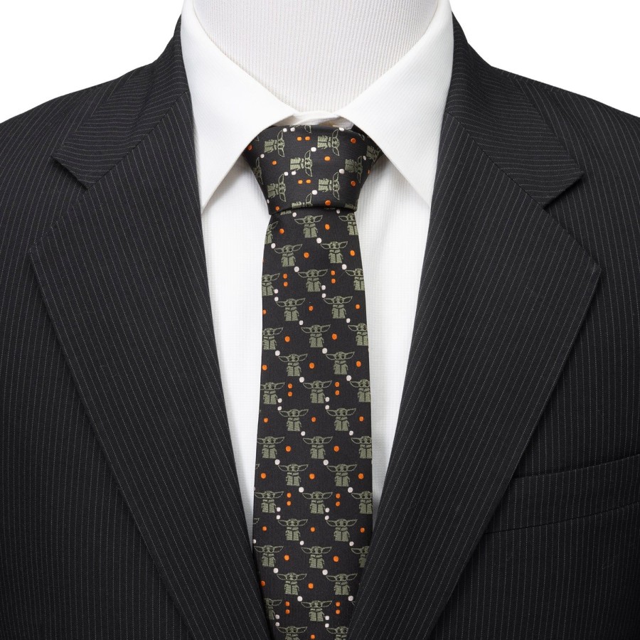 Star Wars Star Wars The Child Black Men'S Tie | Star Wars Ties