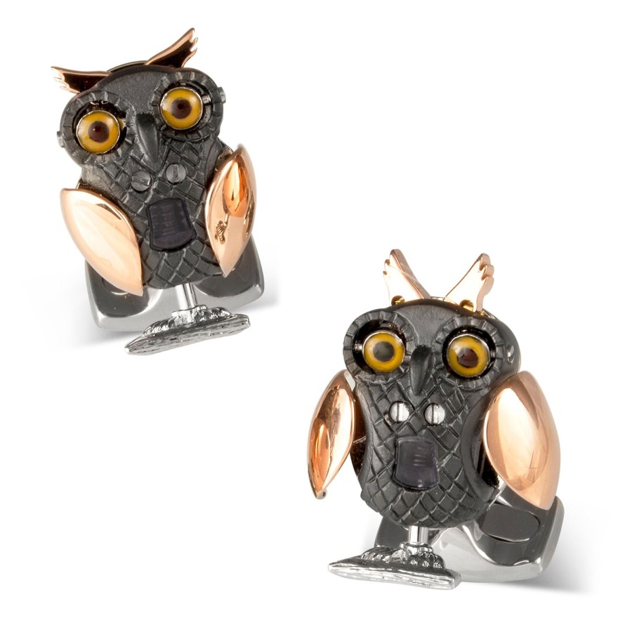 Deakin & Francis Mechanical Owl Cufflinks | Classic Cufflinks