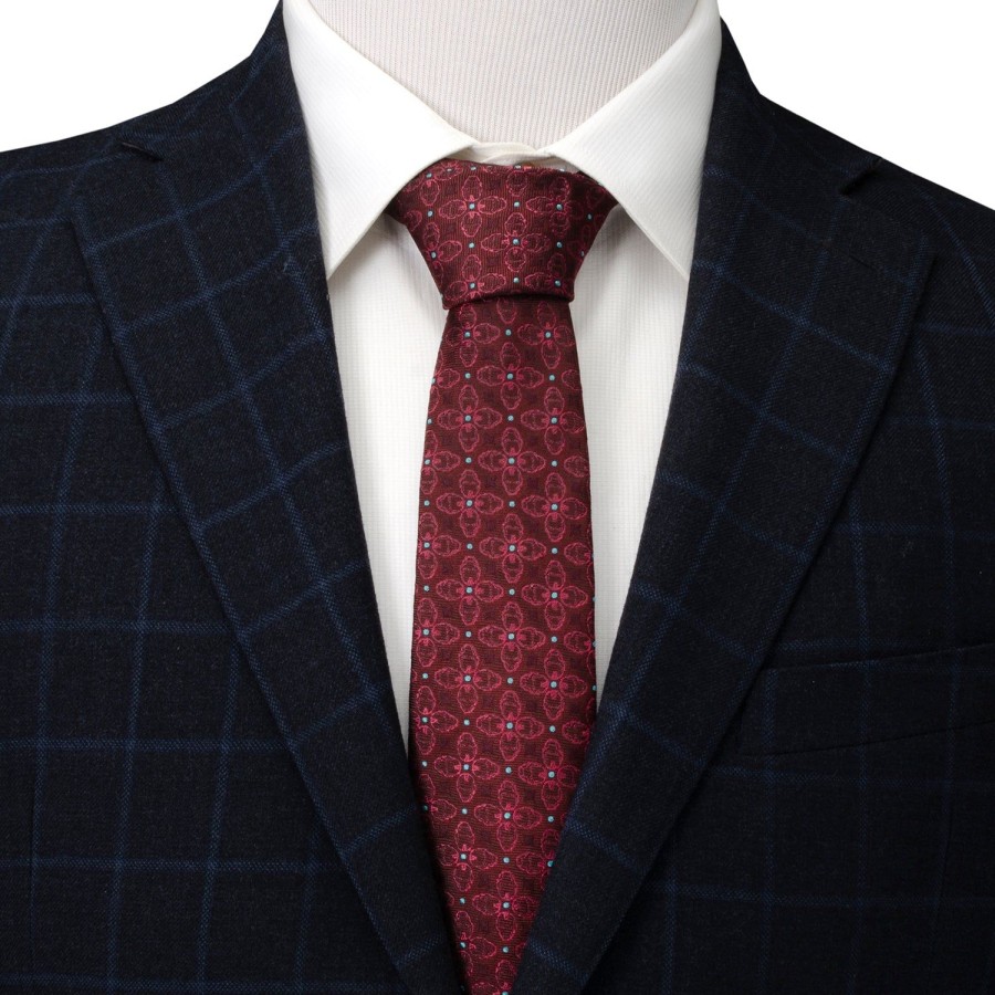 Marvel Iron Man Burgundy Multi Men'S Tie | Marvel Ties