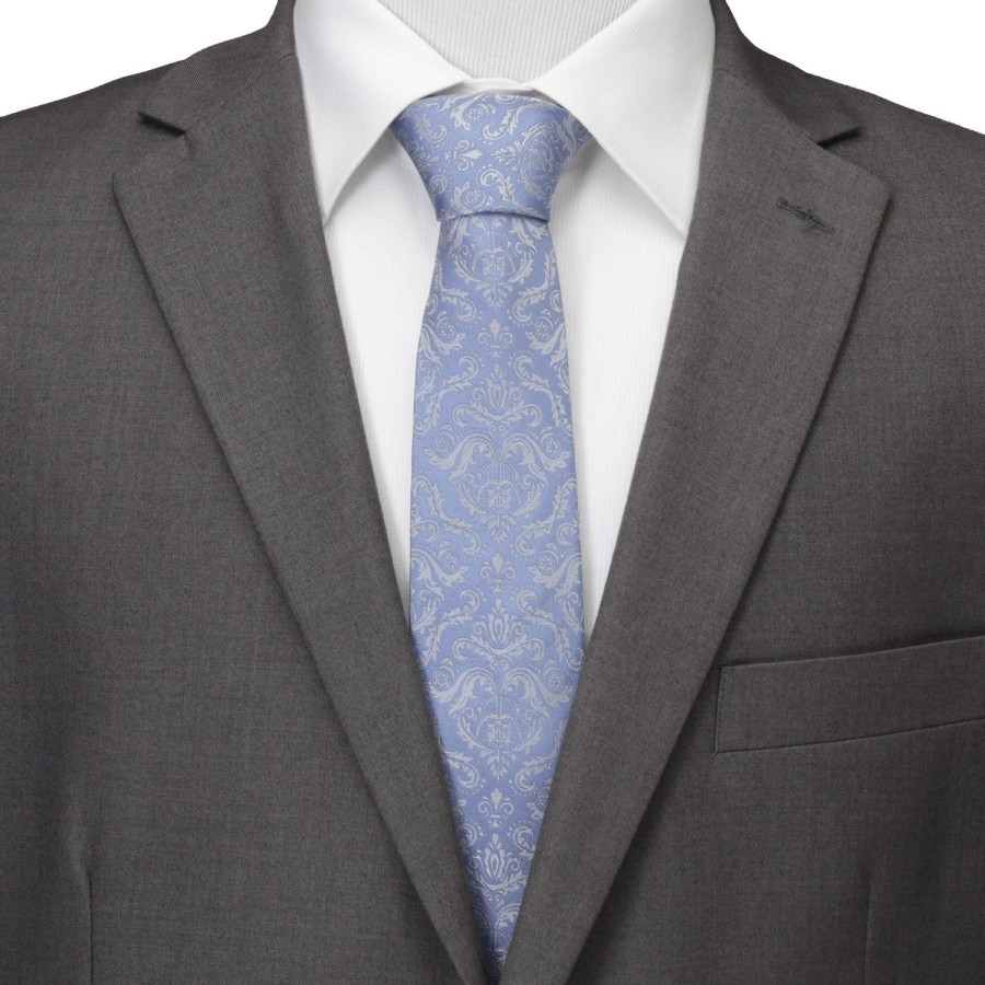 Star Wars Damask Darth Vader Blue Men'S Tie | Star Wars Ties