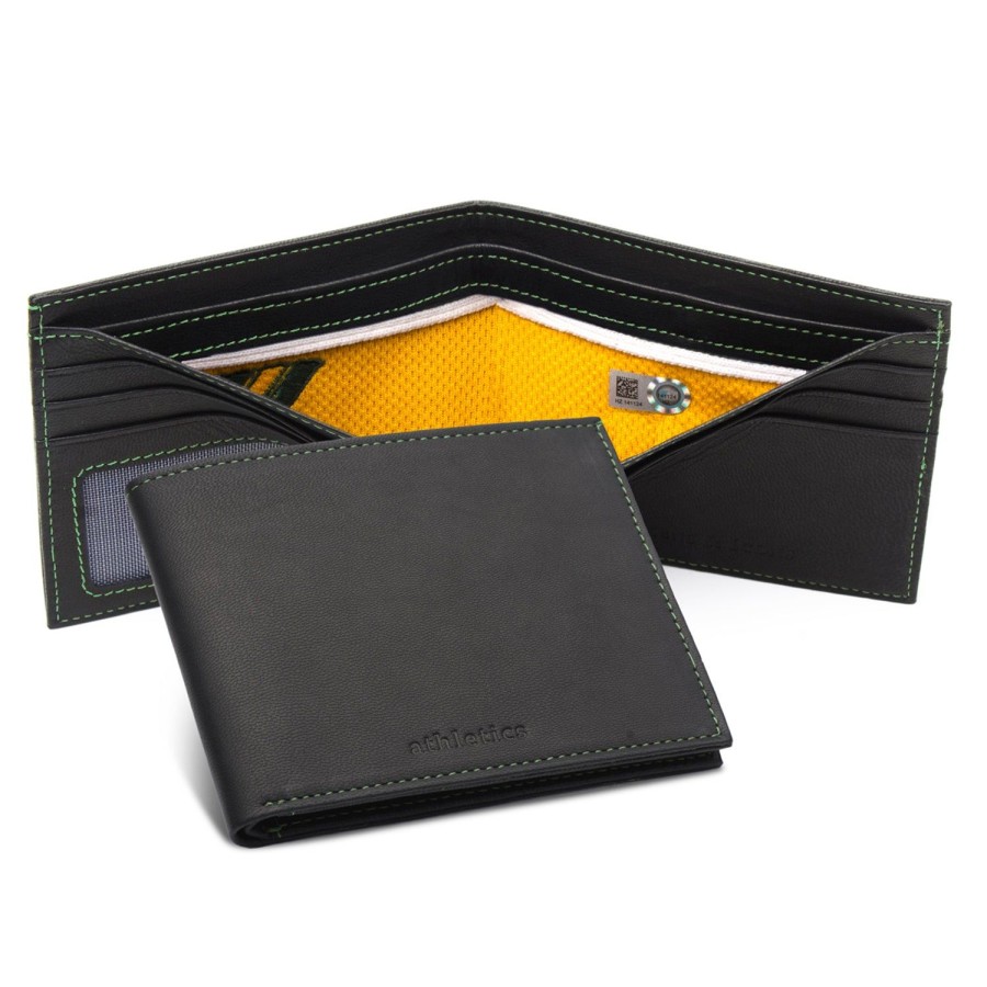 Tokens & Icons Oakland Athletics Game Used Uniform Wallet | Leather Goods