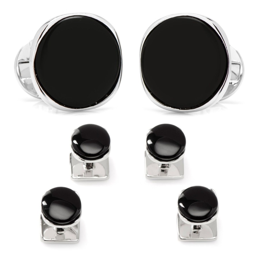 Ox and Bull Trading Co. Sterling Silver Classic Formal Onyx Stud Set | Stud Sets