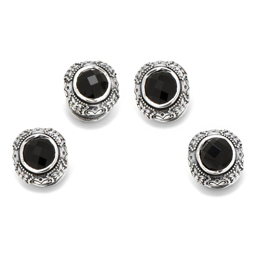 Konstantino Sterling Silver With Black Onyx Studs | Stud Sets