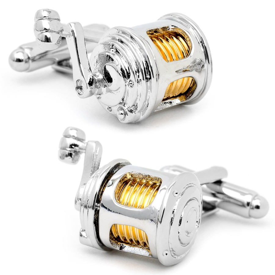 Cufflinks, Inc. Fishing Reel Cufflinks | Classic Cufflinks