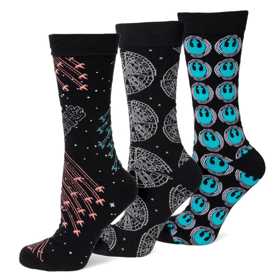 Star Wars Star Wars Ship 3 Pair Sock Gift Set | Socks