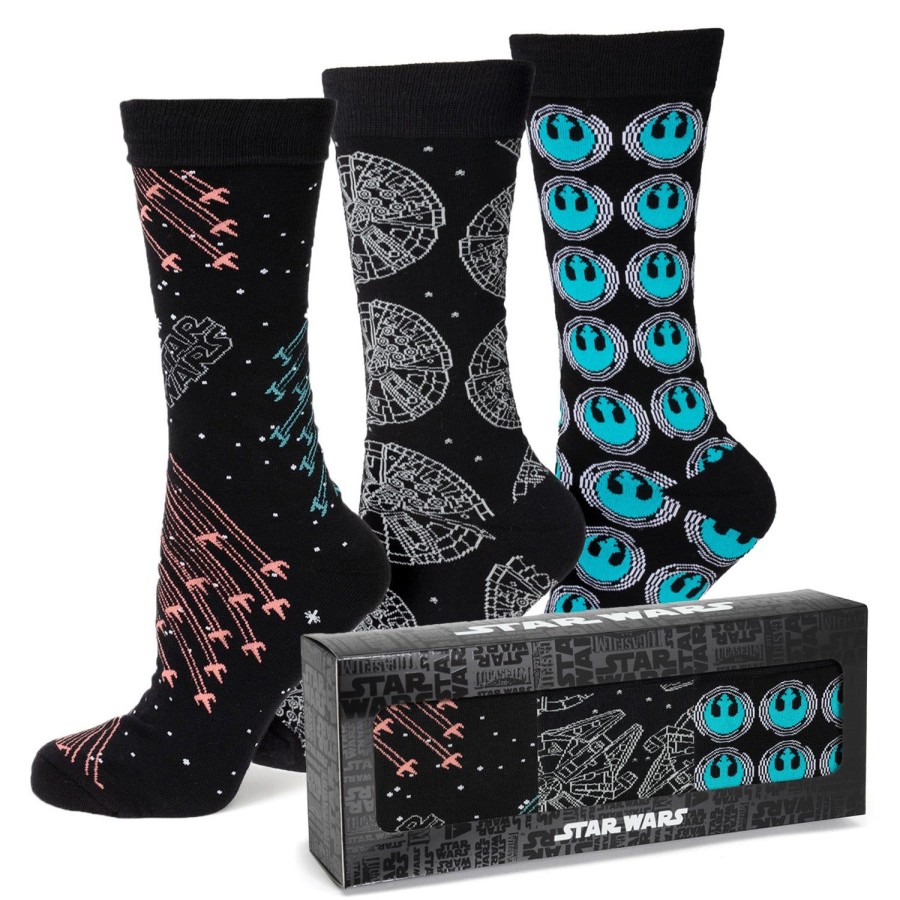 Star Wars Star Wars Ship 3 Pair Sock Gift Set | Socks