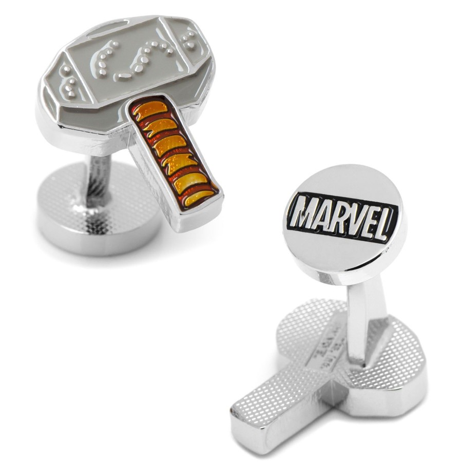 Marvel Thor Hammer Mjolnir Cufflinks | Movies & Characters Cufflinks