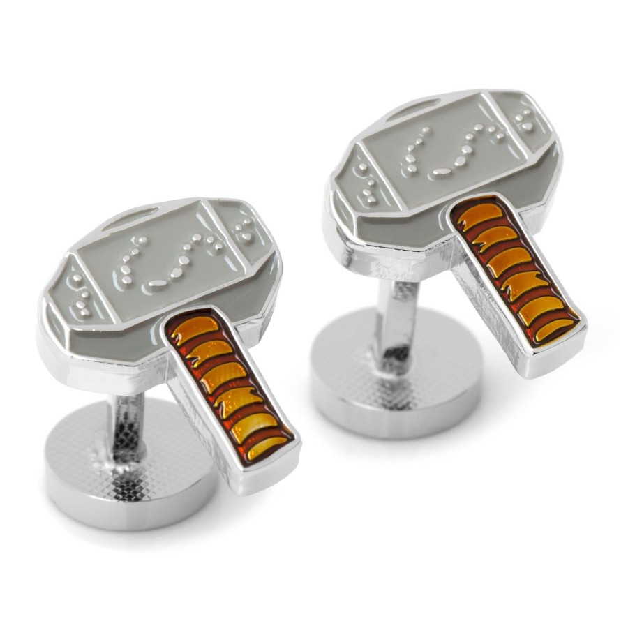 Marvel Thor Hammer Mjolnir Cufflinks | Movies & Characters Cufflinks