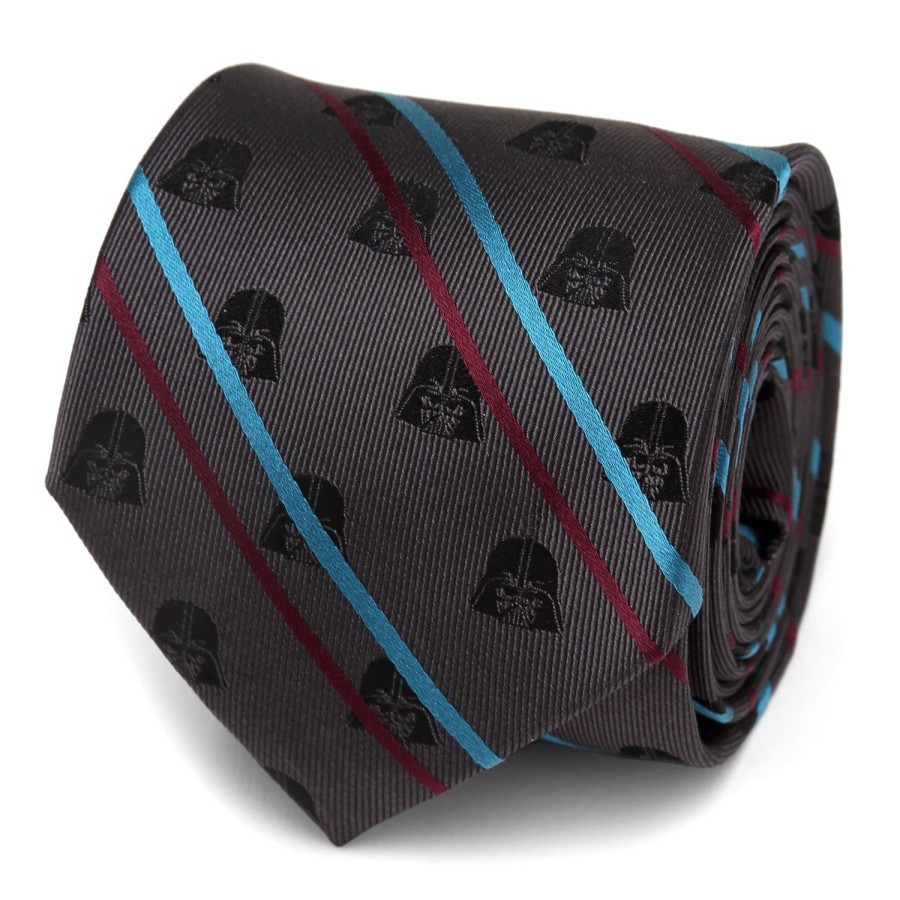 Star Wars Darth Vader Black Striped Men'S Tie | Star Wars Ties