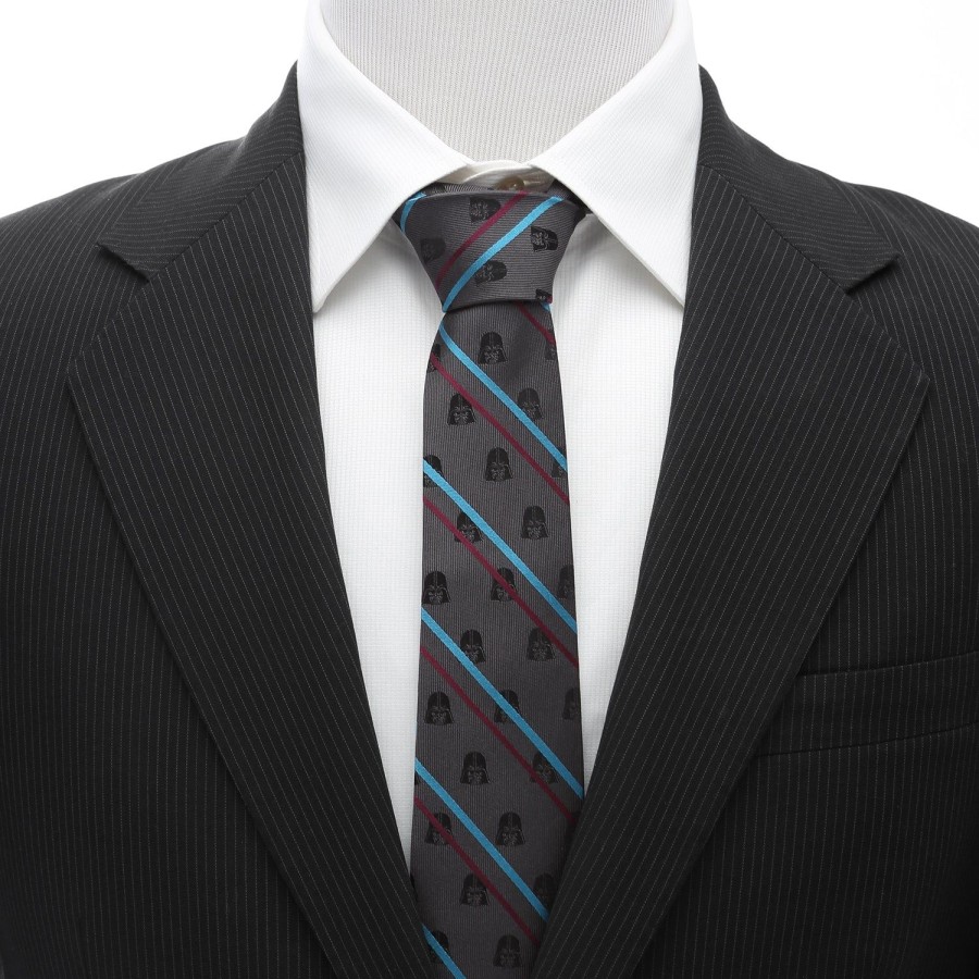 Star Wars Darth Vader Black Striped Men'S Tie | Star Wars Ties