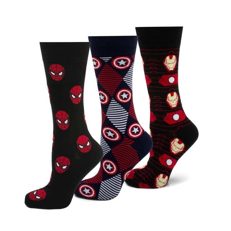 Marvel Favorite Avengers 3 Pair Socks Gift Set | Socks