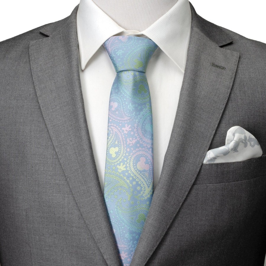 Disney Mickey Silhouette Iridescent Soft Tie | Disney Ties