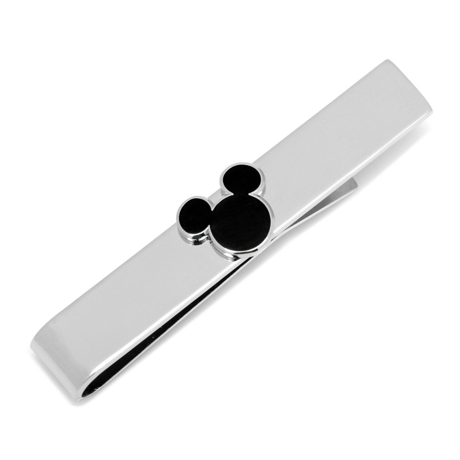 Disney Black Mickey Mouse Silhouette Tie Bar | Movies & Characters Tie Bars