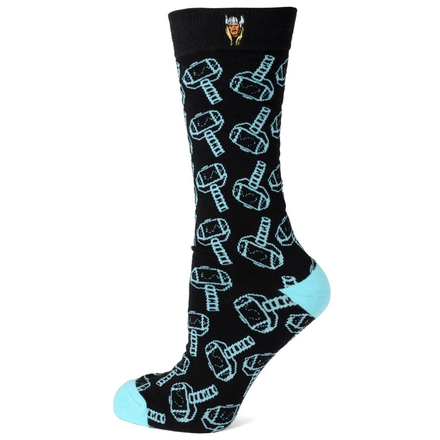 Marvel Thor Pattern Blue/Black Socks | Socks