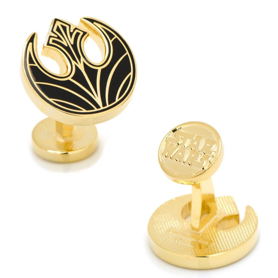 Star Wars Gold Rebel Symbol Cufflinks | Movies & Characters Cufflinks