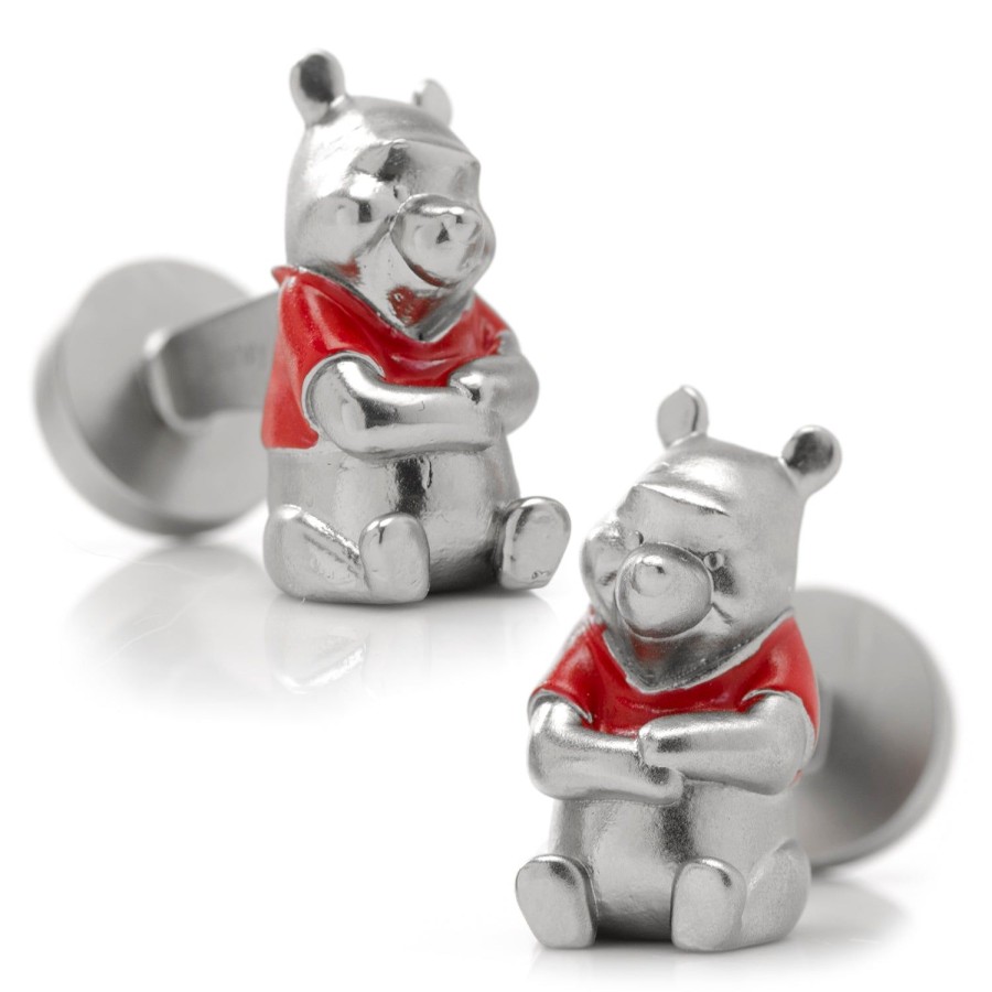 Disney D100 Pooh 3D Enamel Cufflinks | Movies & Characters Cufflinks