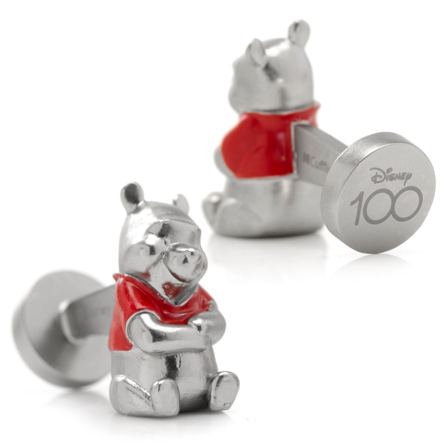 Disney D100 Pooh 3D Enamel Cufflinks | Movies & Characters Cufflinks