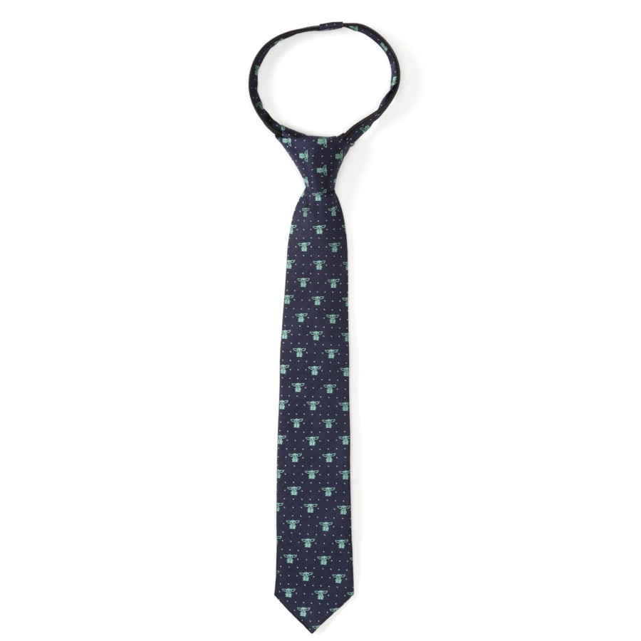 Star Wars The Child Dotted Navy Boy'S Zipper Tie | Star Wars Ties