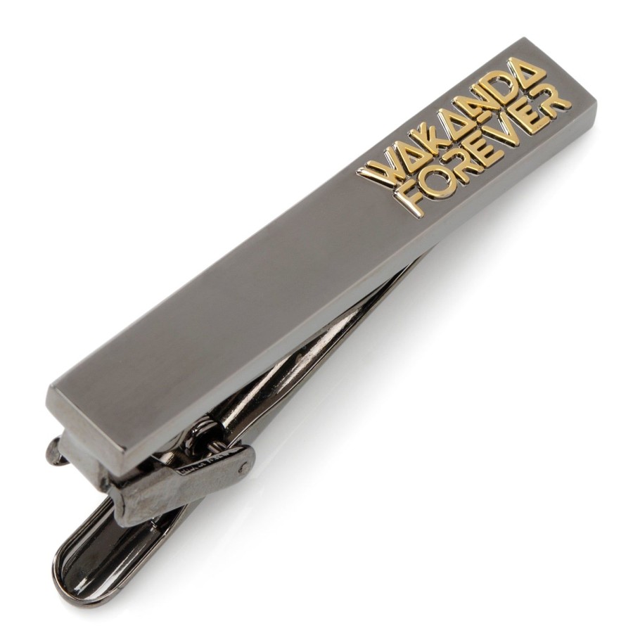 Marvel Wakanda Forever Gunmetal Gold Tie Clip | Movies & Characters Tie Bars