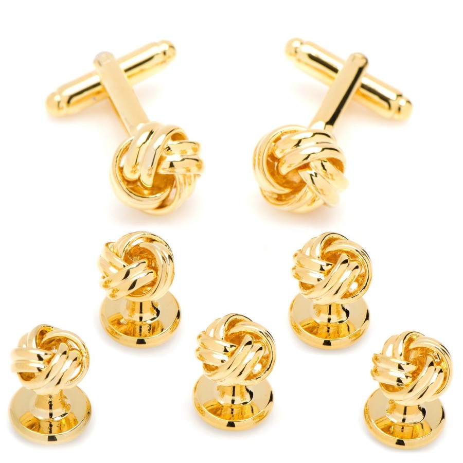 Ox and Bull Trading Co. Gold Knot 5-Stud Set | Stud Sets