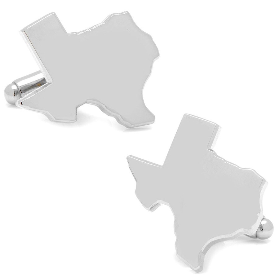 Cufflinks, Inc. Silver Texas Cufflinks | Classic Cufflinks