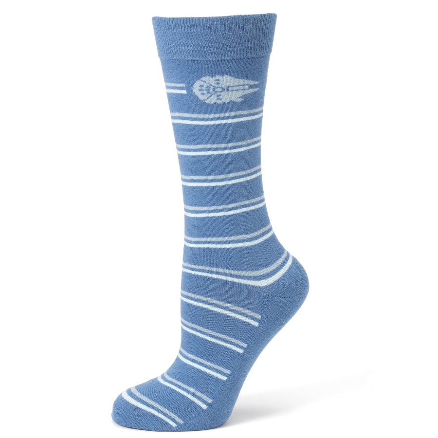 Star Wars Striped Falcon Blue Men'S Sock | Socks