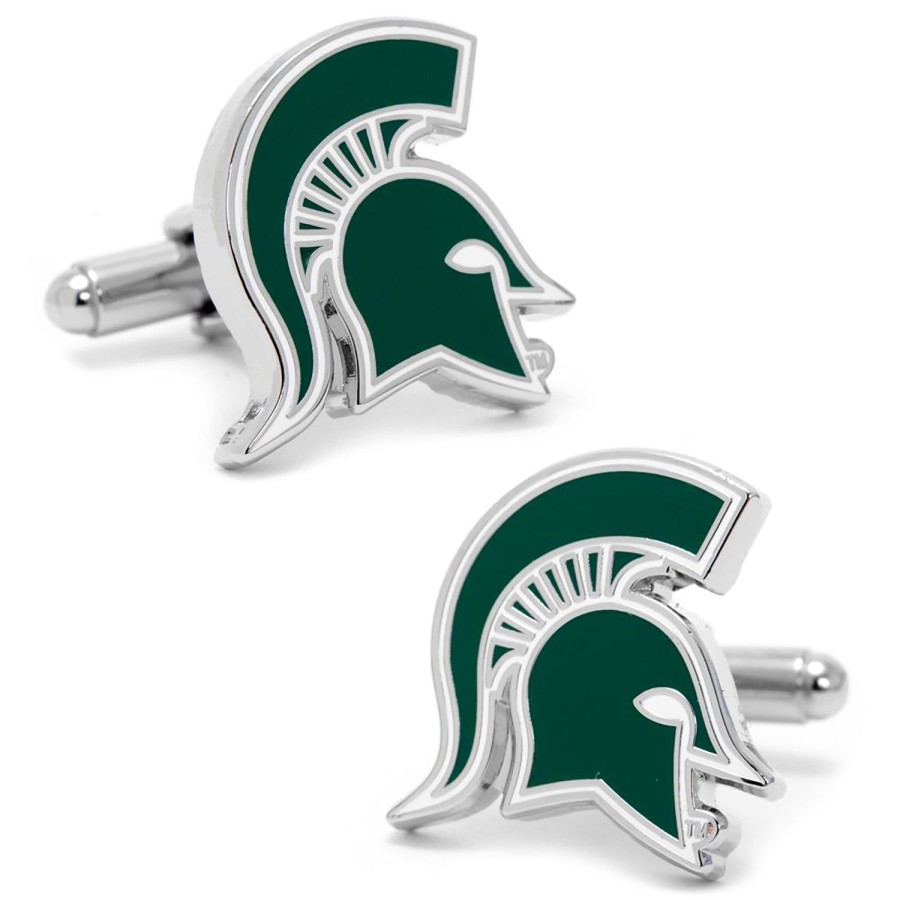 NCAA Michigan State Spartans Cufflinks | Sports Cufflinks