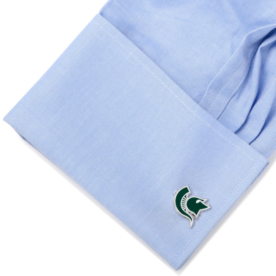 NCAA Michigan State Spartans Cufflinks | Sports Cufflinks