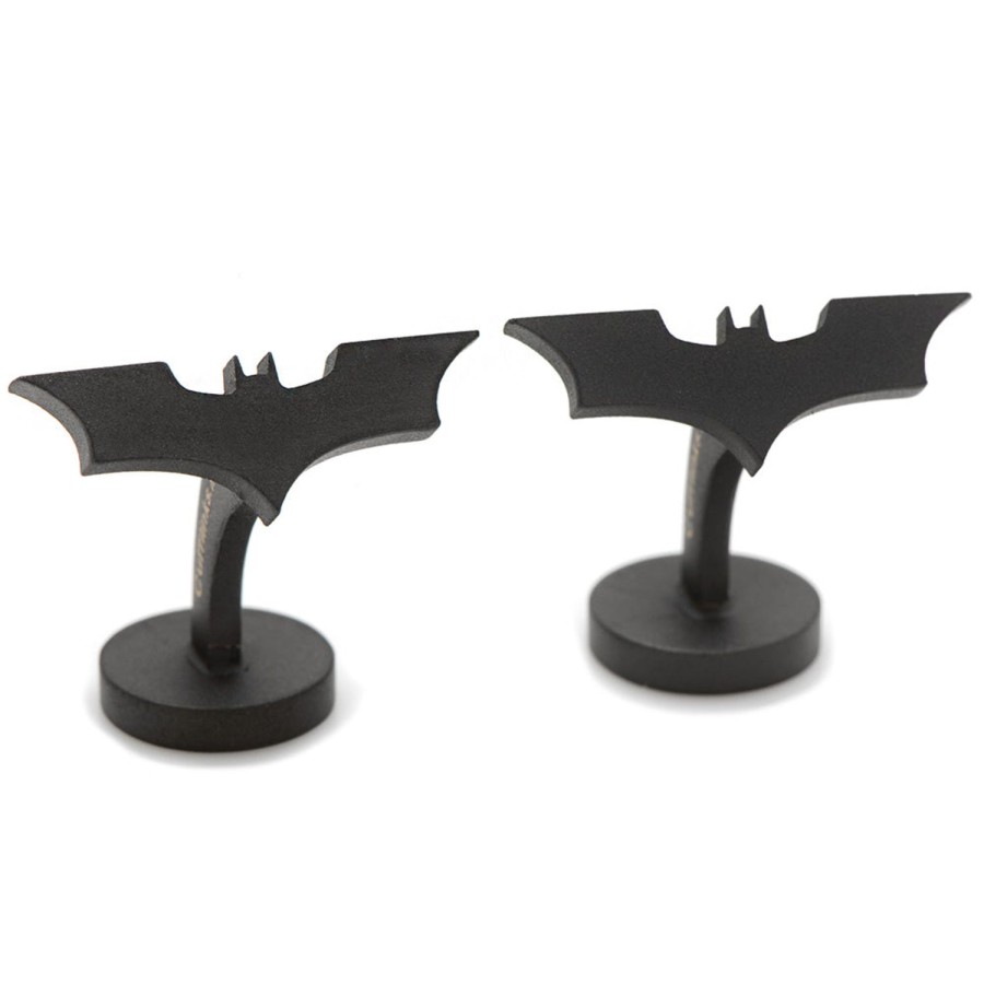 DC Comics Satin Black Dark Knight Cufflinks | Movies & Characters Cufflinks