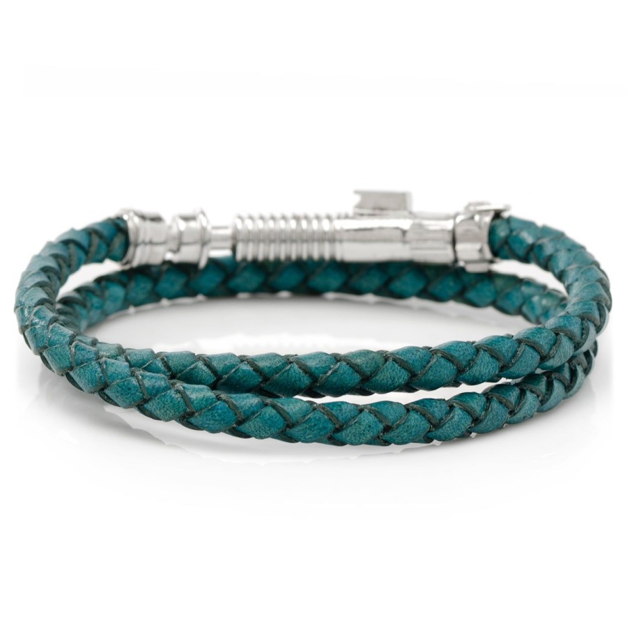 Star Wars Obi Wan Kenobi Lightsaber Teal Blue Bracelet | Bracelets