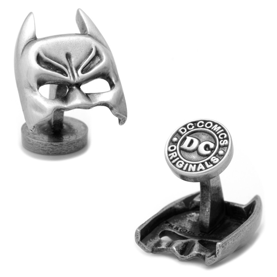 DC Comics Silver Batman Mask Cufflinks | Movies & Characters Cufflinks