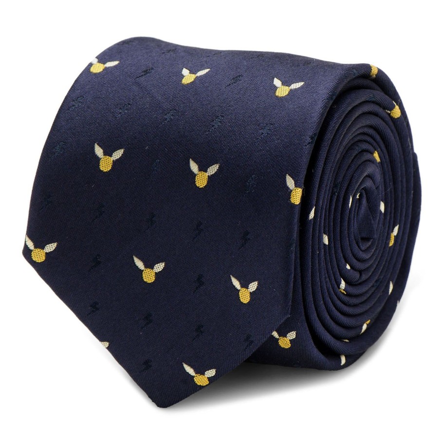 Harry Potter Golden Snitch Dot Tie | Harry Potter Ties