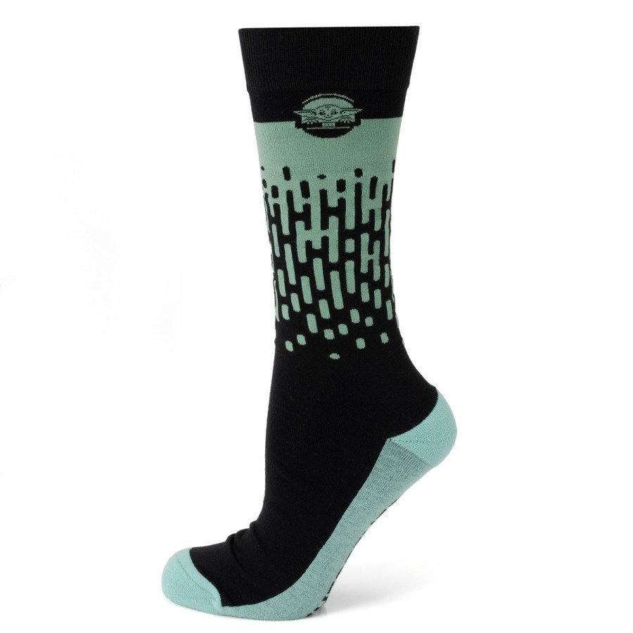 Star Wars The Child Hidden Message Green Men'S Socks | Socks