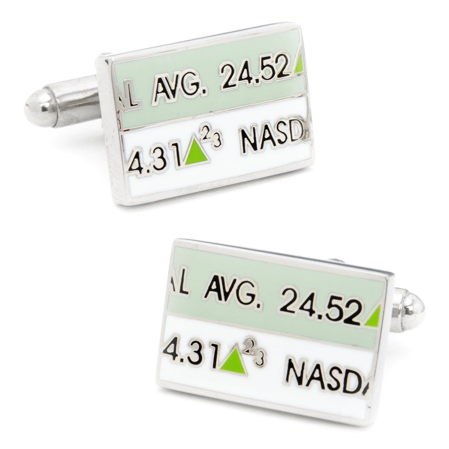 Cufflinks, Inc. Stock Ticker Cufflinks | Classic Cufflinks