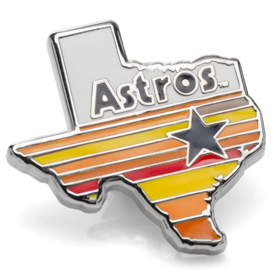 MLB Houston Astros Tequila Sunrise Lapel Pin | Lapel Pins