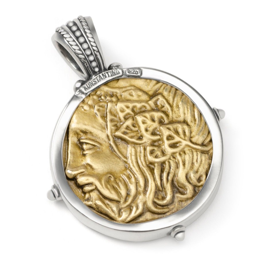 Konstantino Hercules Archer Bronze Coin Pendant | Necklaces And Pendants