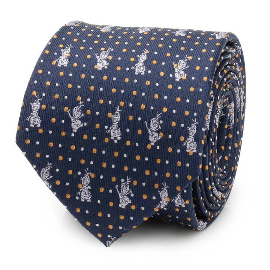 Disney Olaf Dot Motif Men'S Tie | Disney Ties