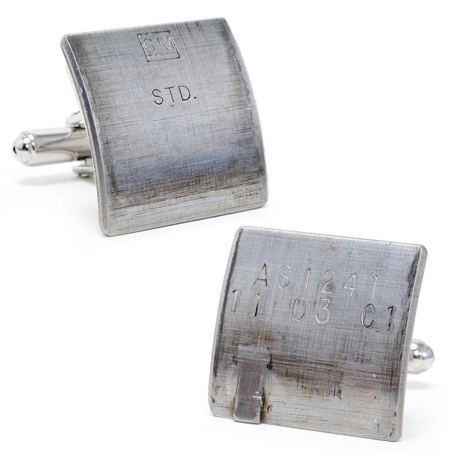 Steven Shaver Design Gm Silver Car Bearing Cufflinks | Classic Cufflinks