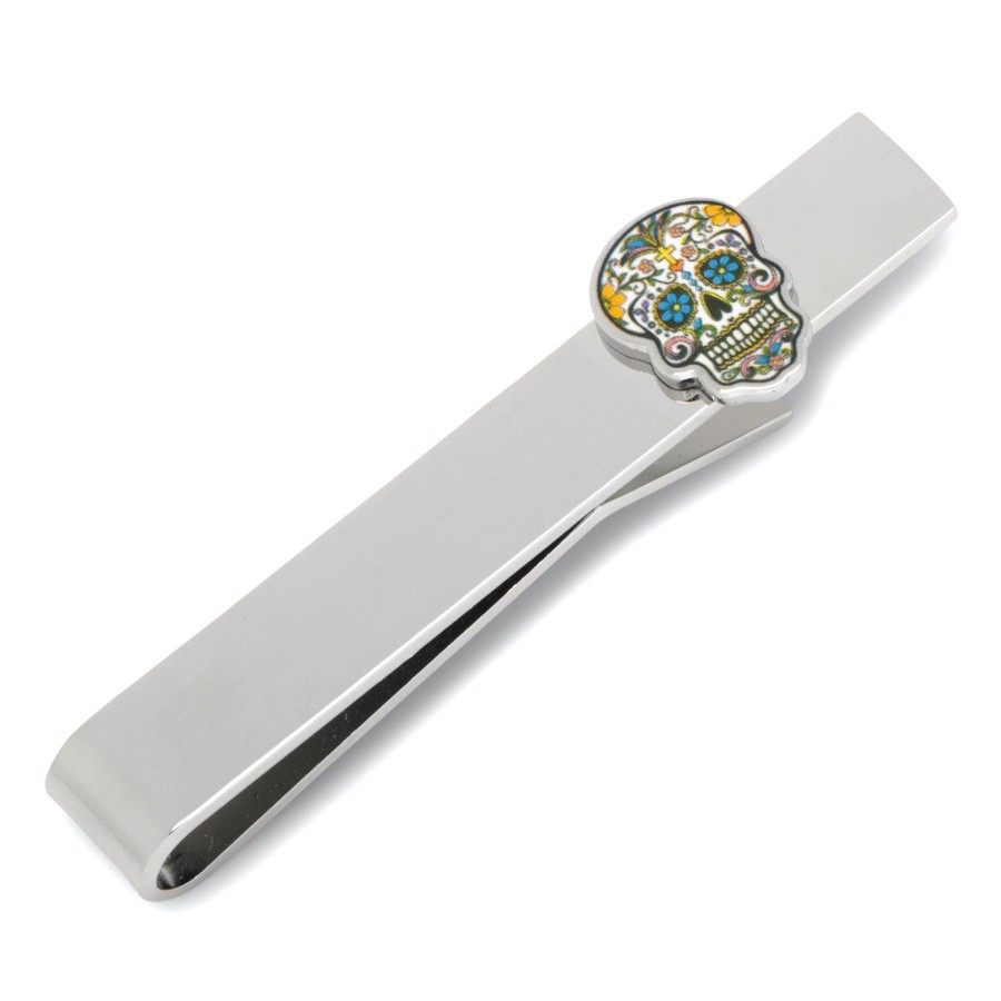 Cufflinks, Inc. Day Of The Dead Skull Tie Bar | Classic Tie Bars