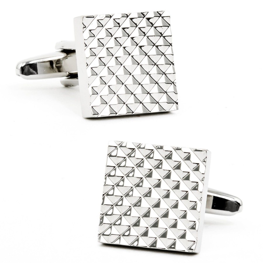 Ox and Bull Trading Co. Apex Square Cufflinks | Classic Cufflinks