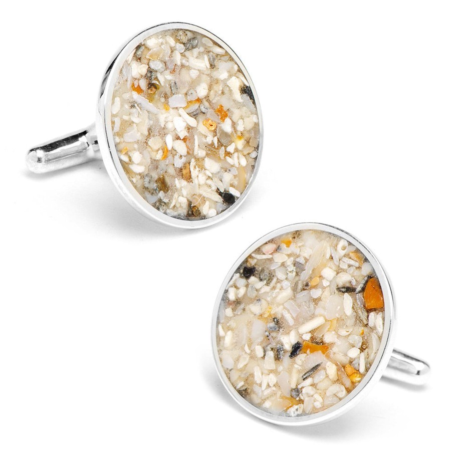 Dune Jewelry Florida Miami Beach Sand Cufflinks | Classic Cufflinks