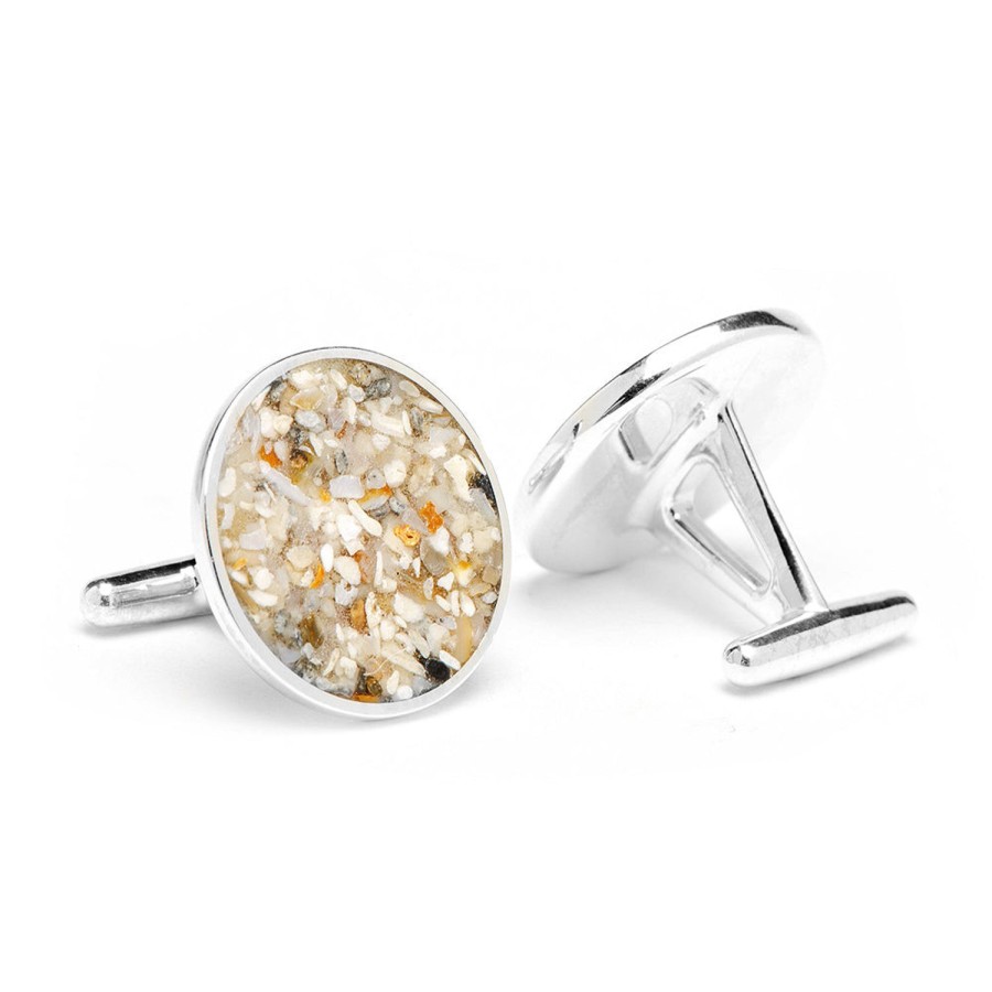 Dune Jewelry Florida Miami Beach Sand Cufflinks | Classic Cufflinks