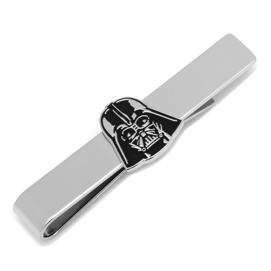 Star Wars Darth Vader Recessed Matte Black Tie Bar | Movies & Characters Tie Bars