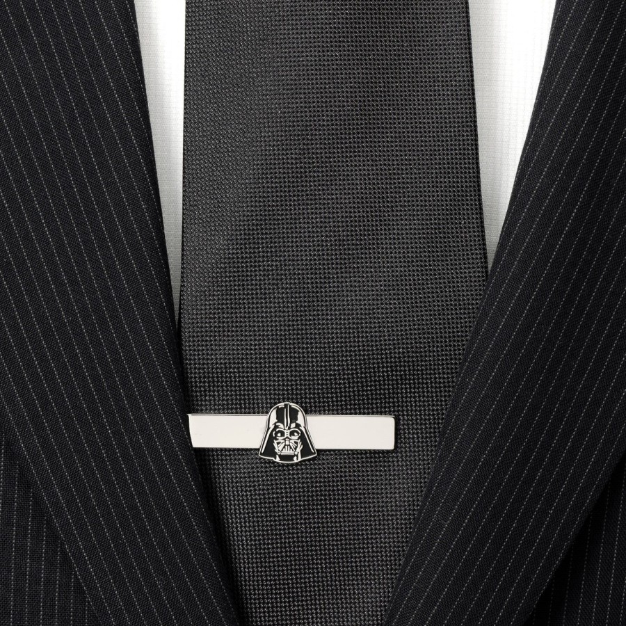 Star Wars Darth Vader Recessed Matte Black Tie Bar | Movies & Characters Tie Bars