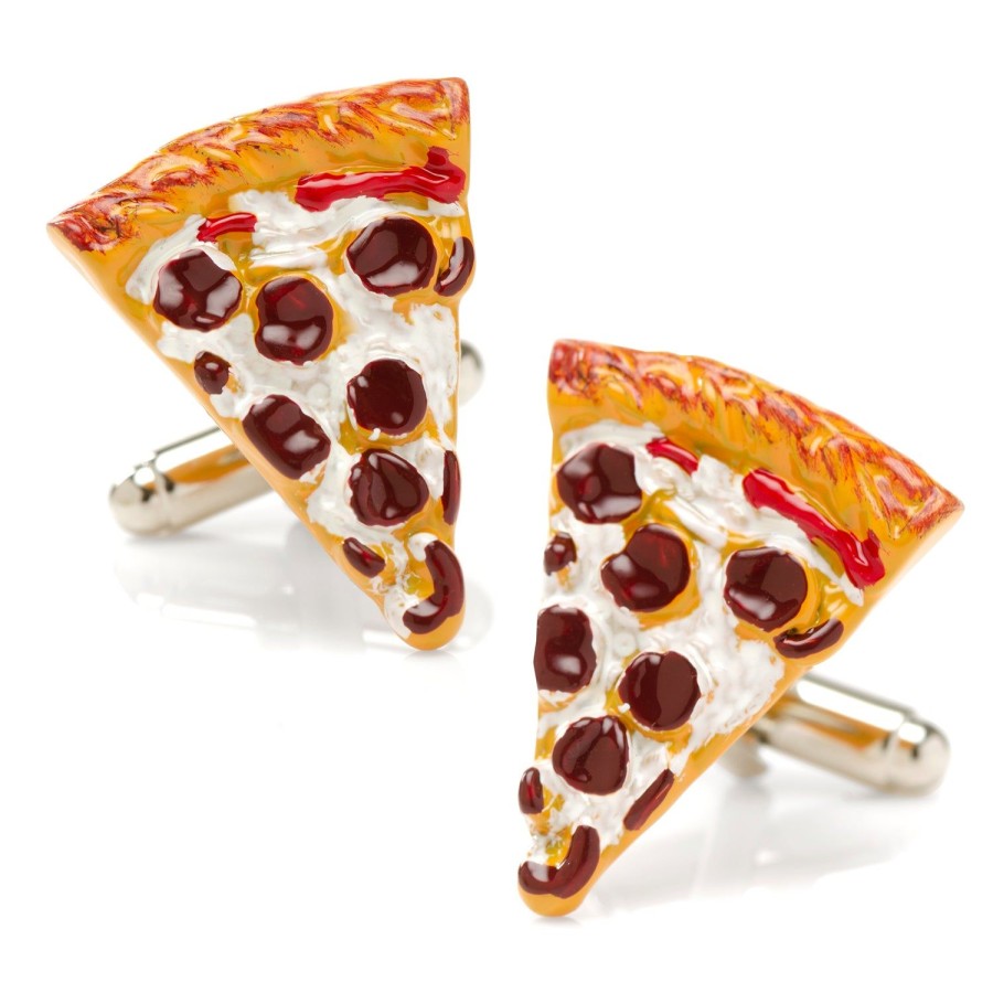 Cufflinks, Inc. 3D Pizza Slice Cufflinks | Classic Cufflinks