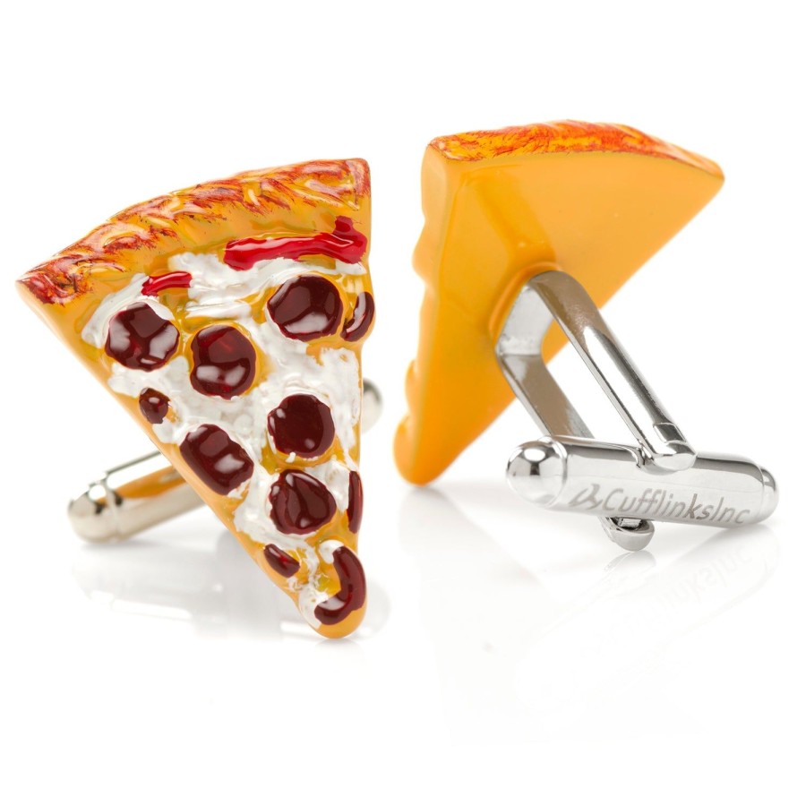 Cufflinks, Inc. 3D Pizza Slice Cufflinks | Classic Cufflinks